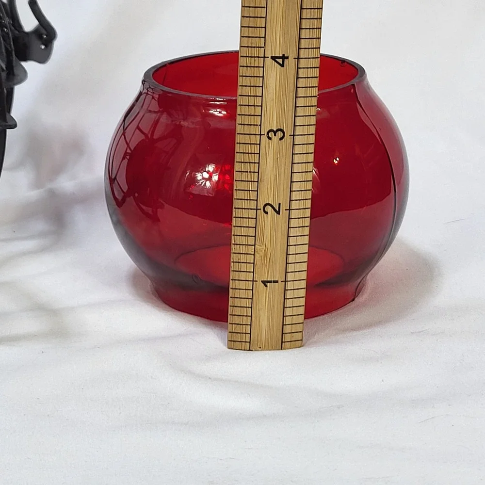 Keystone Lantern Co Philadelphia The Casey Railroad Lantern Red Globe Vintage